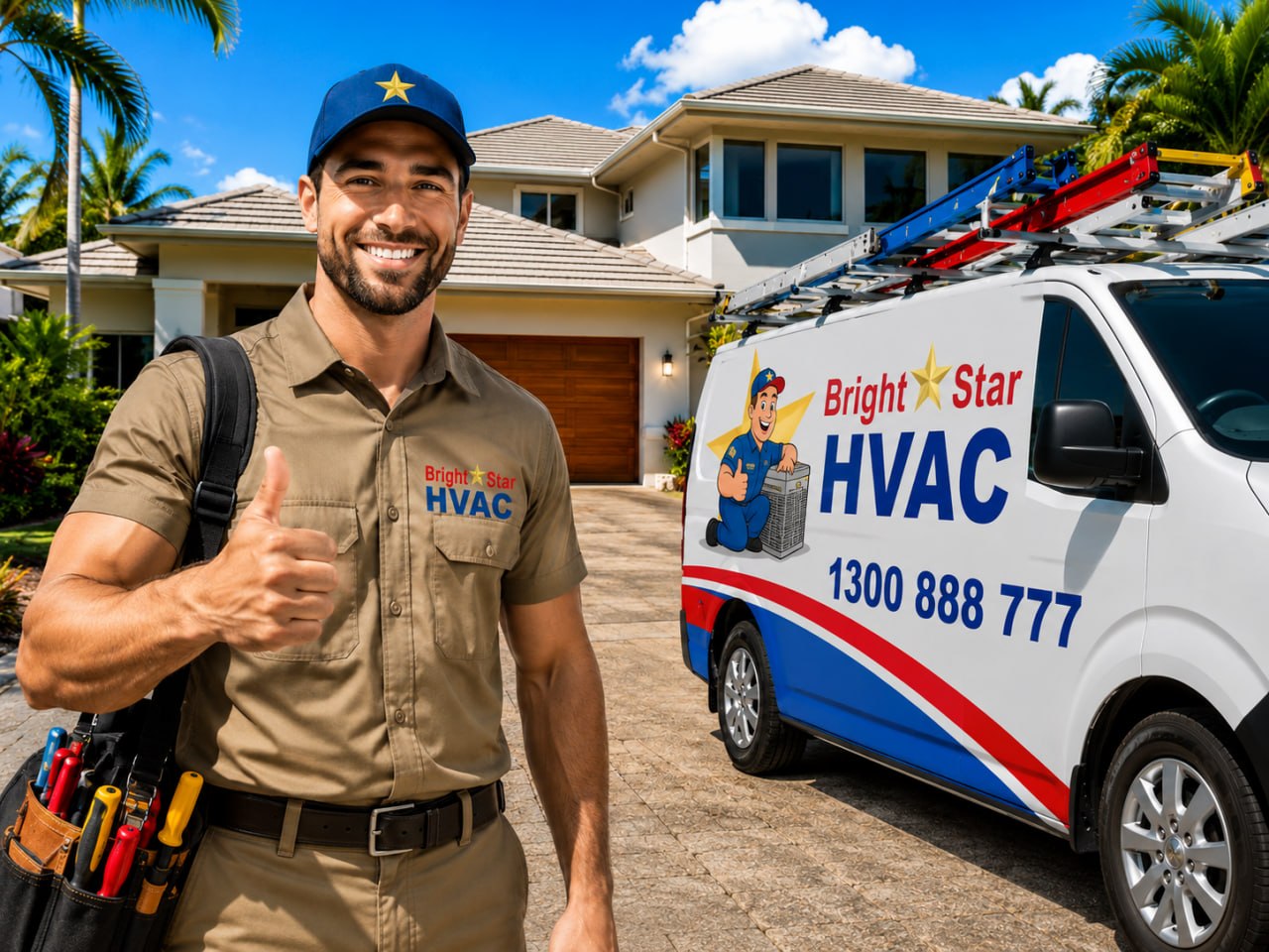 Bright Star HVAC team